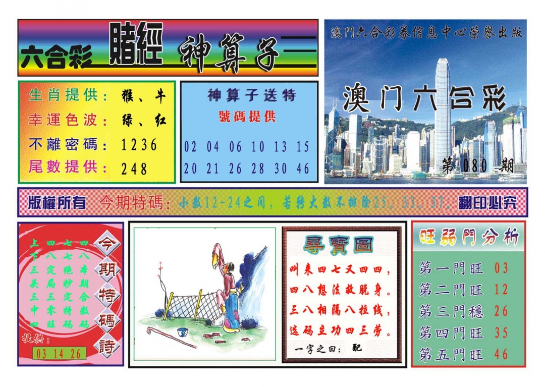080期赌经神算[图]